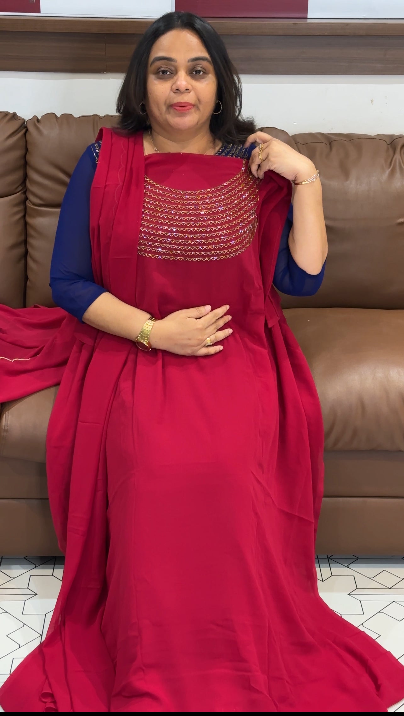 IHA'S IN-HOUSE UNSTITCHED SALWAR SUITS - IHA 28056