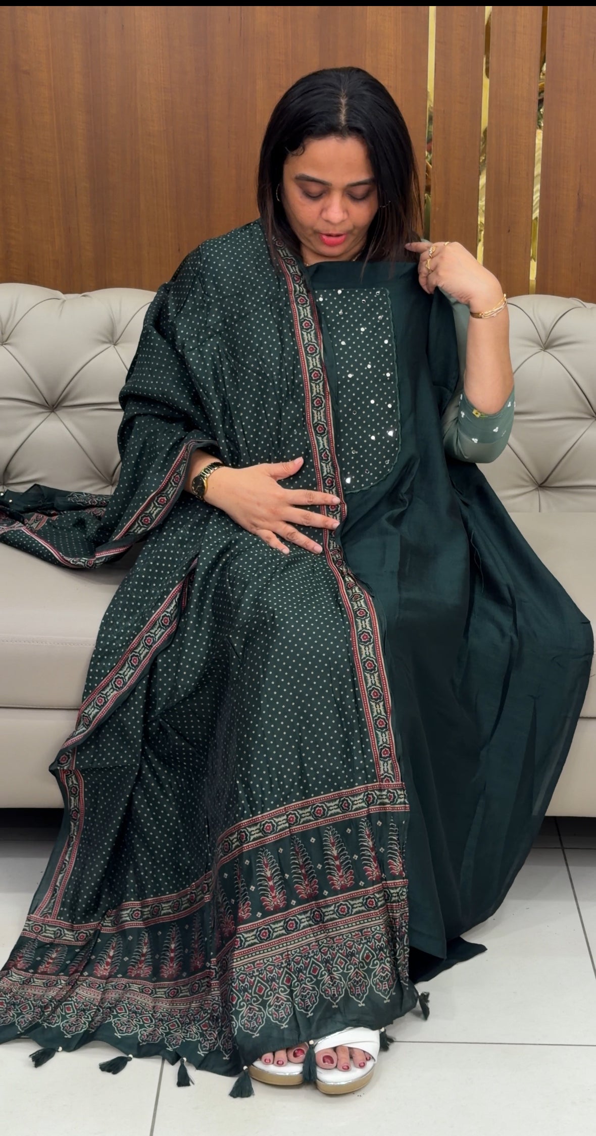 SEMI RAW SILK UNSTITCHED SALWAR SUITS - IHA 32331