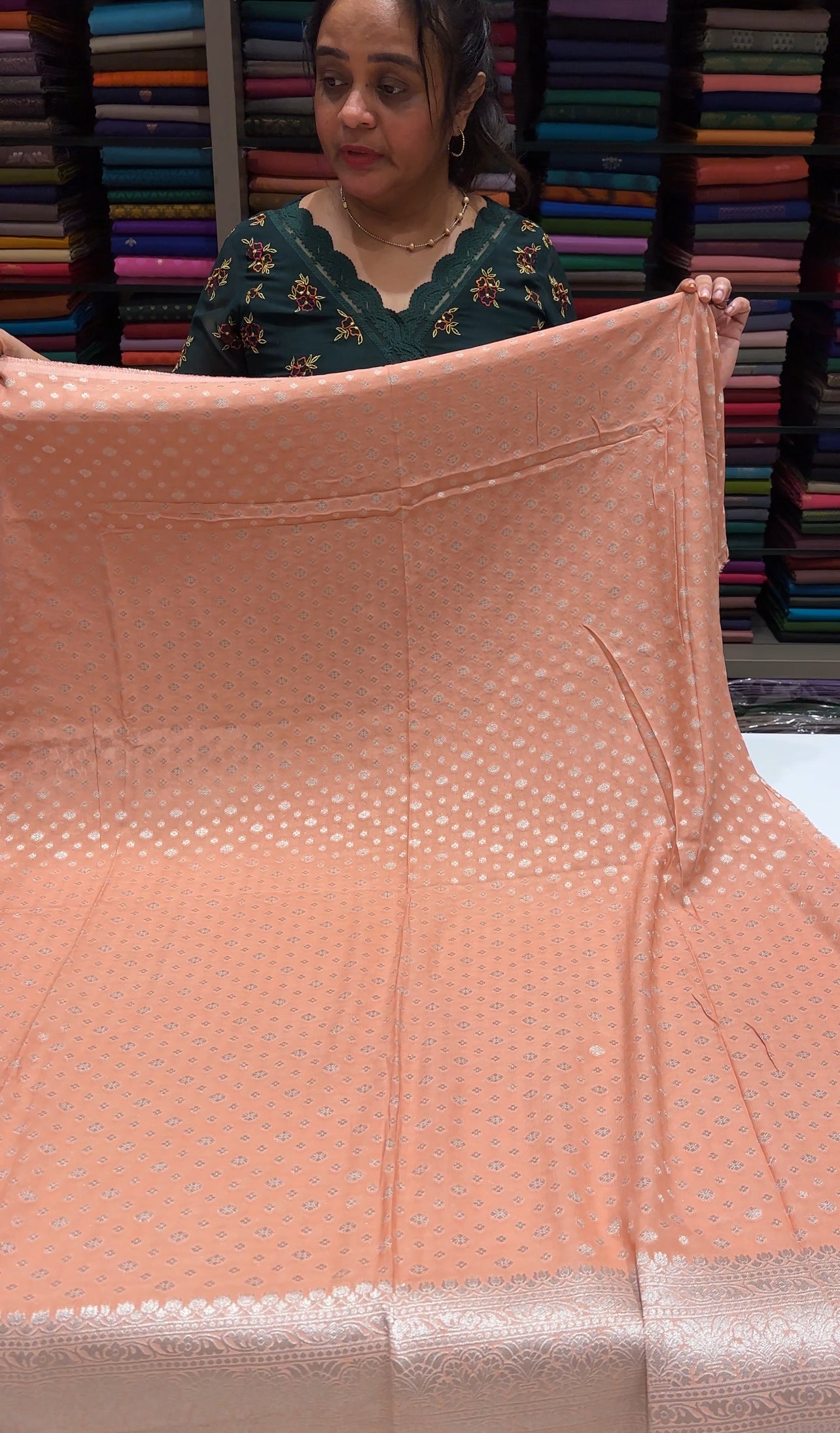 BANARASI UNSTITCHED SALWAR SUITS - IHA 26510