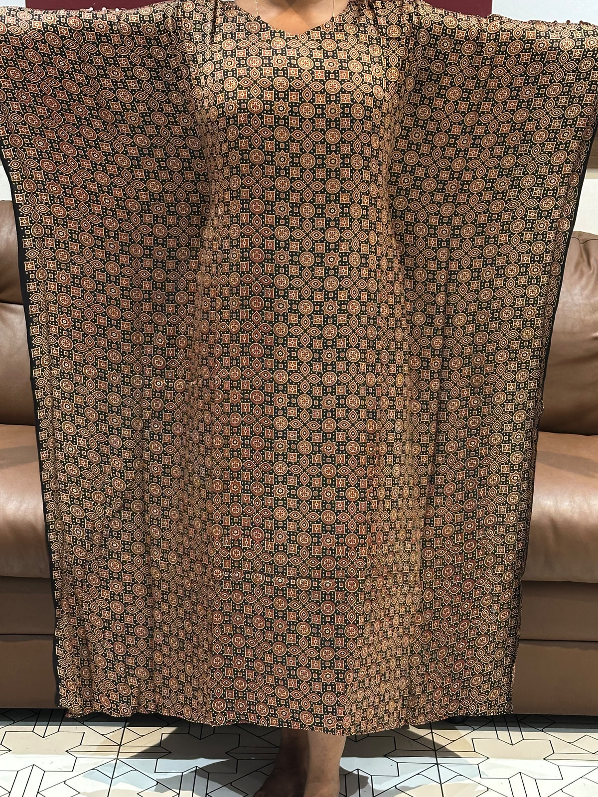 PRINTED KAFTAN TOPS - IHA 35860