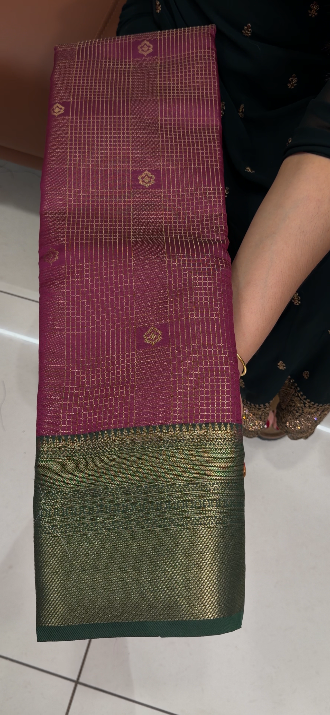 SEMI BROCADE SAREES - IHA 33605