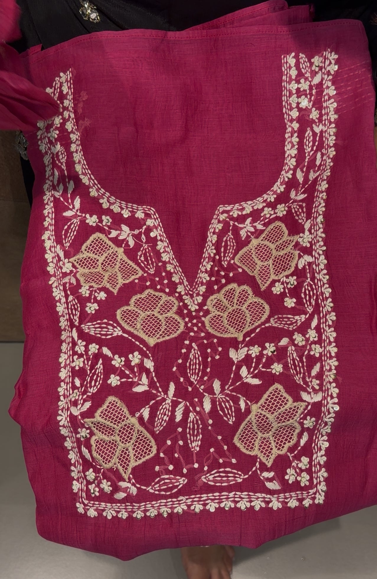 LUCKNOWI UNSTITCHED SALWAR SUITS - IHA 30880