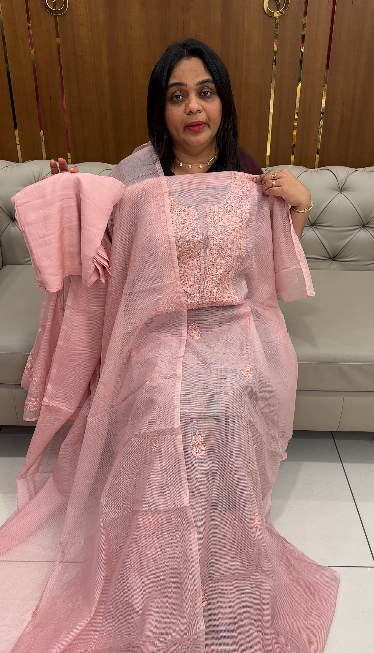 NET KOTA UNSTITCHED SALWAR SUITS - IHA 29272