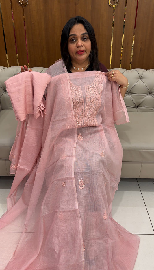 NET KOTA UNSTITCHED SALWAR SUITS - IHA 29272