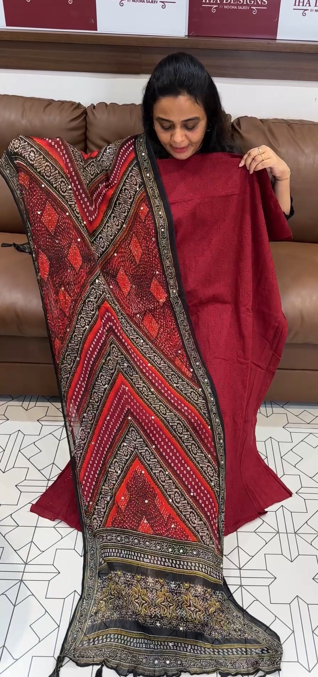 FORWARD COTTON HAKOBA UNSTITCHED SALWAR SUITS - IHA 27918