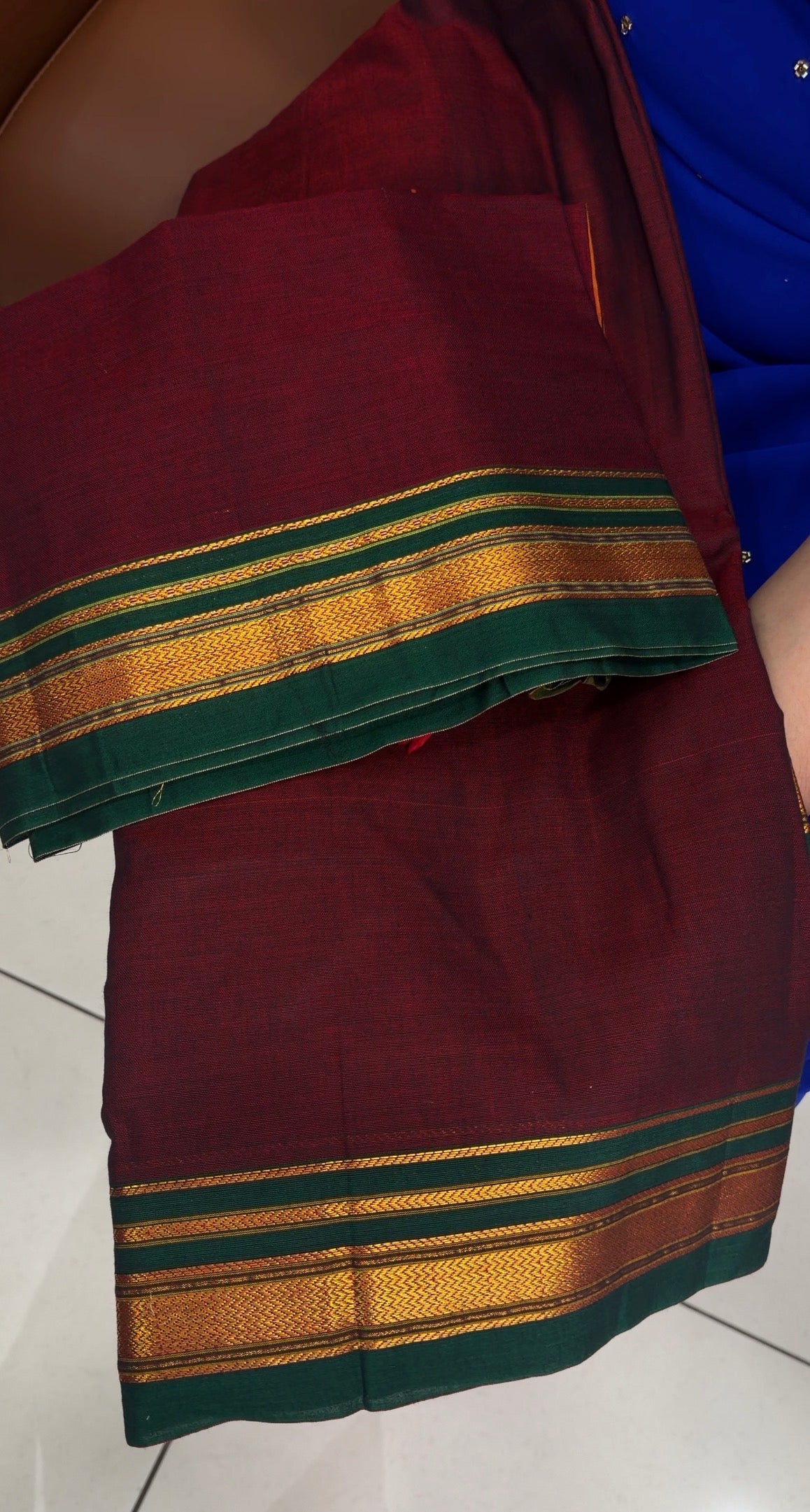 HANDLOOM COTTON UNSTITCHED SALWAR SUITS - IHA 33768
