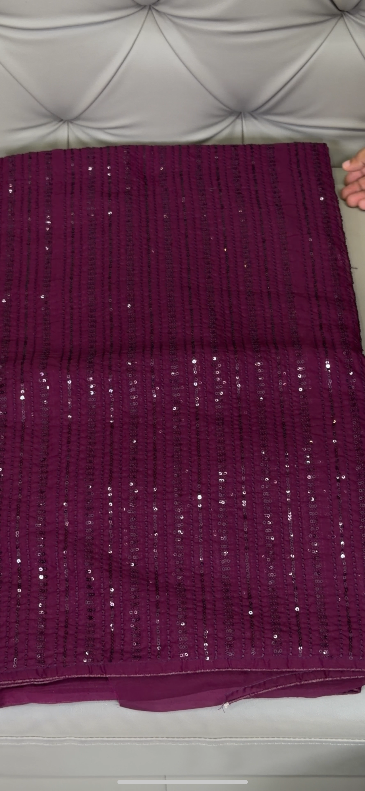 NYLON ORGANZA SAREES - IHA 28855