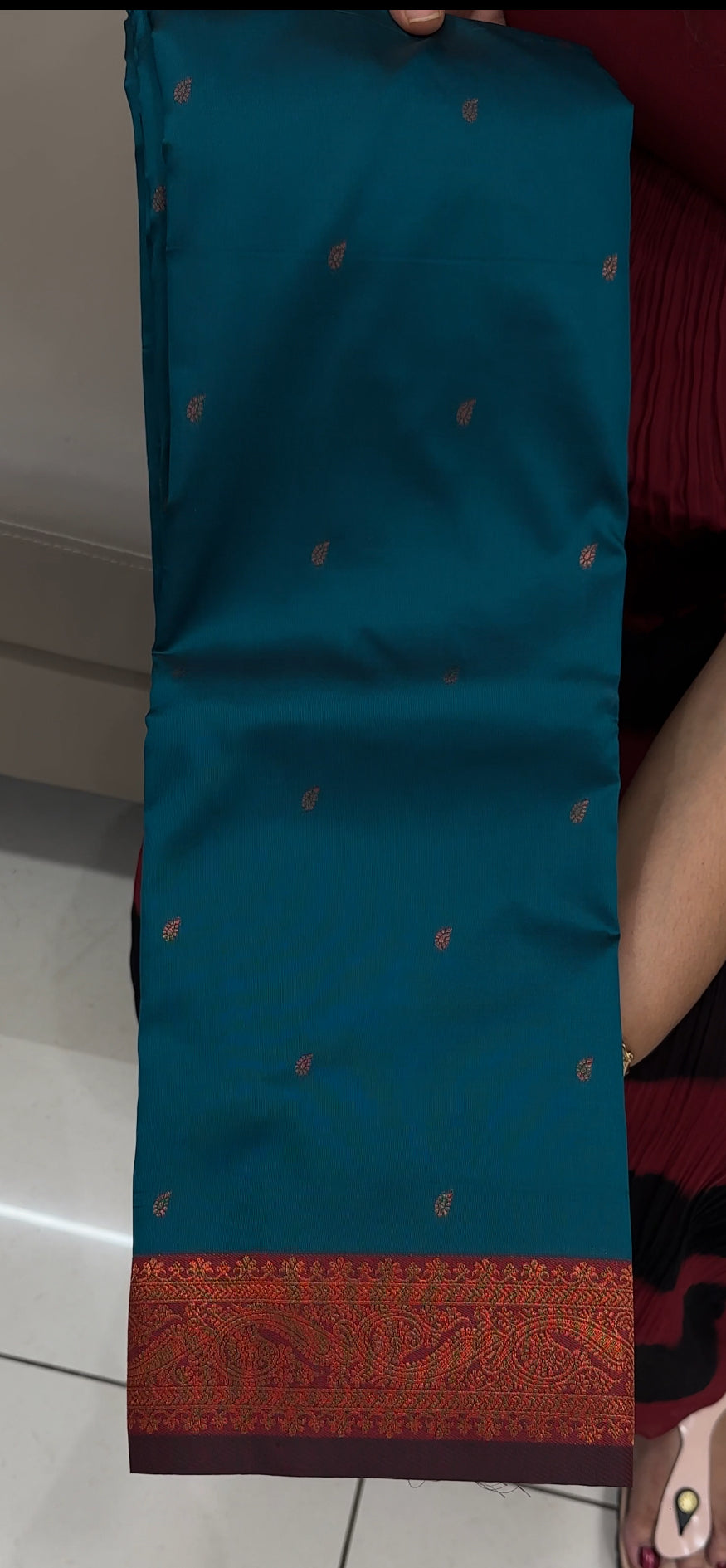 SEMI SILK SAREES - IHA 28676