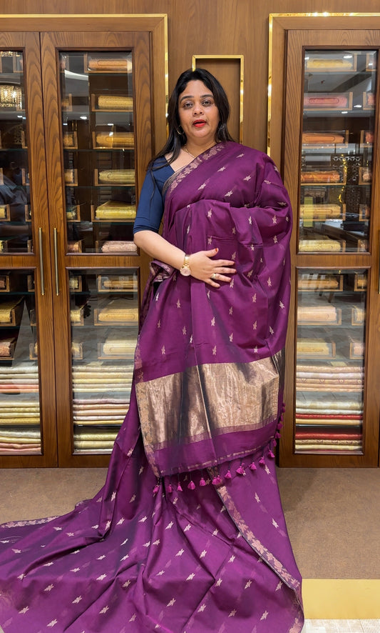 KHADDI COTTON SAREES - IHA 24143