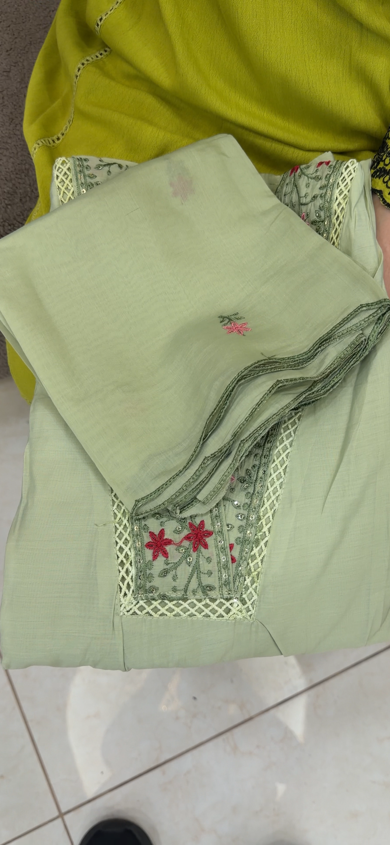 MUL CHANDERI UNSTITCHED SALWAR SUITS - IHA 33007
