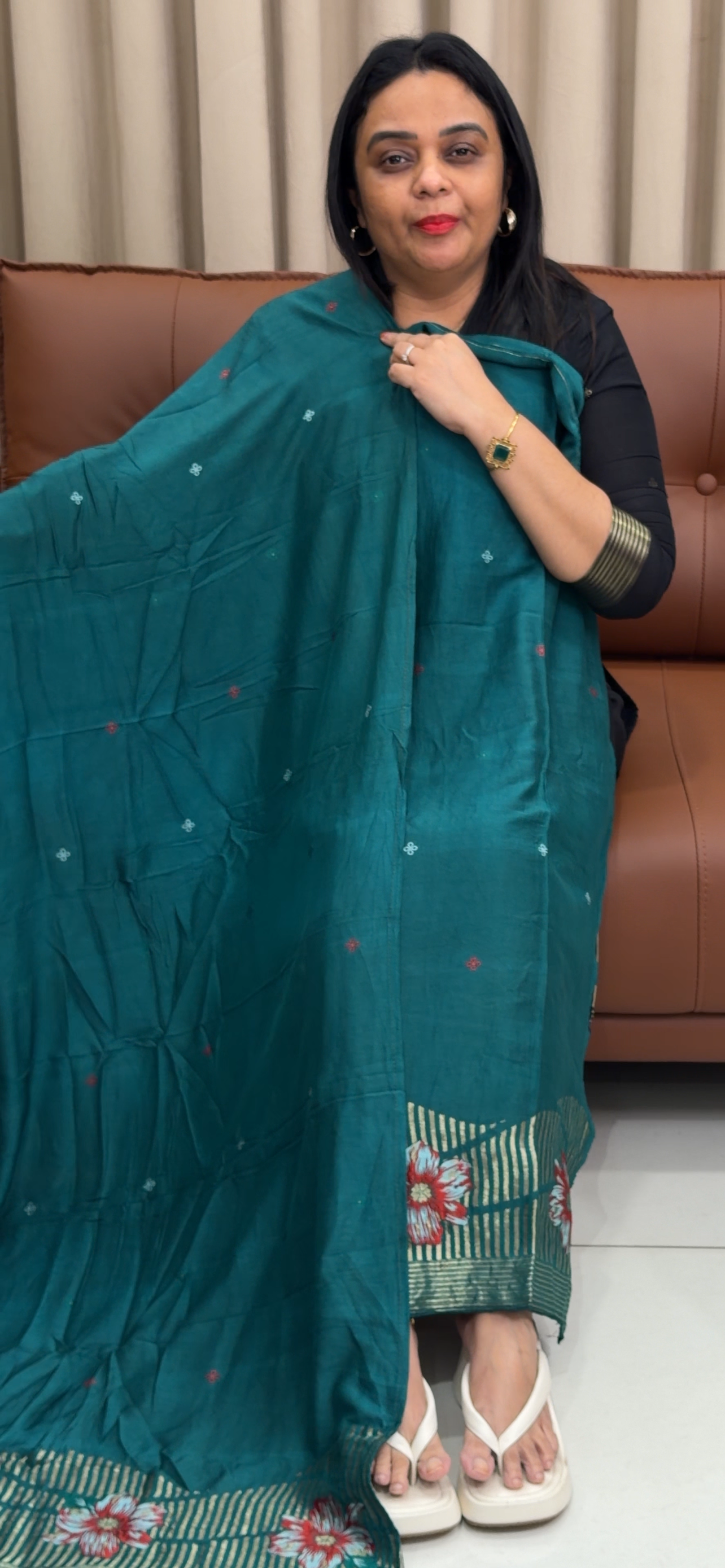 FORWARD SOFT MUL TOP,BOTTOM AND DUPATTA - IHA 33504