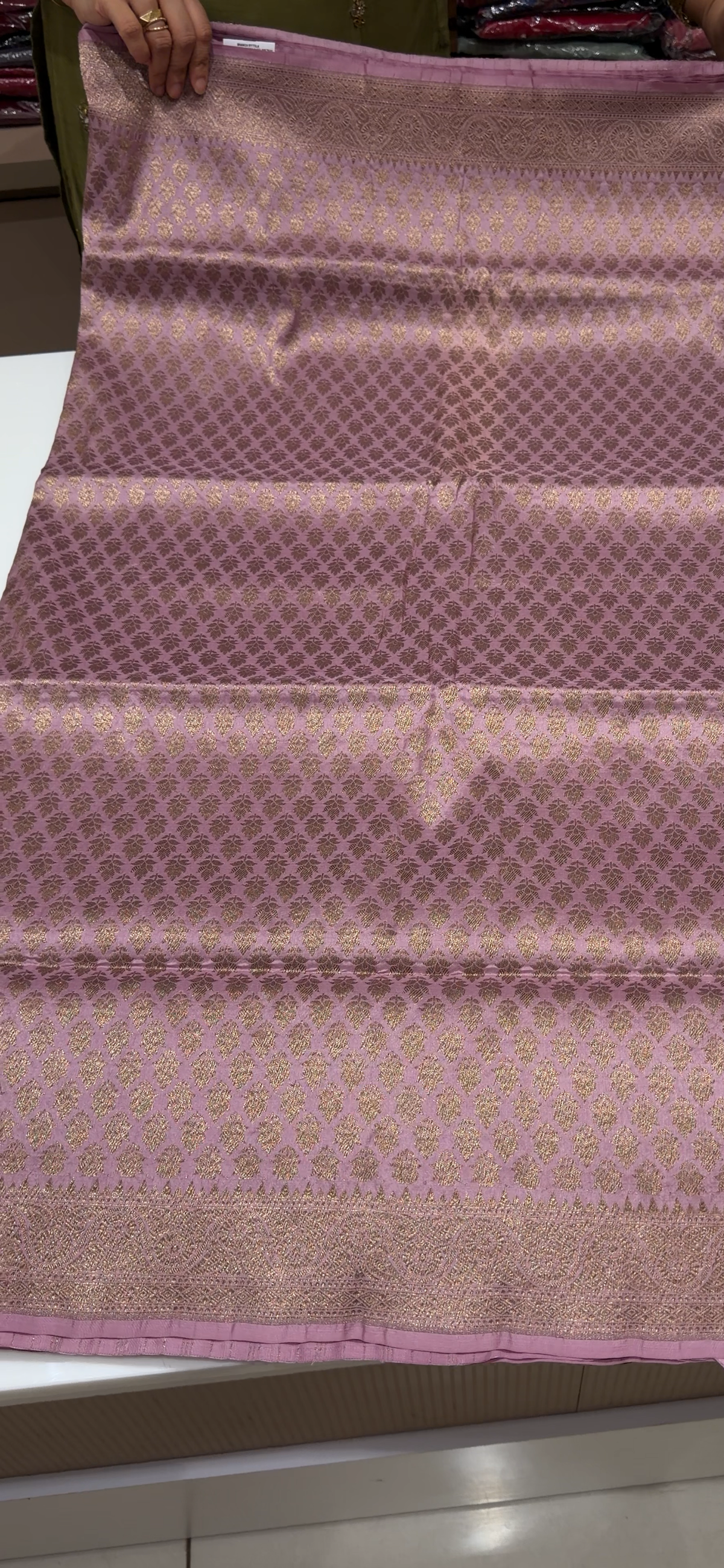 HANDLOOM KATAN SAREES - IHA 35383