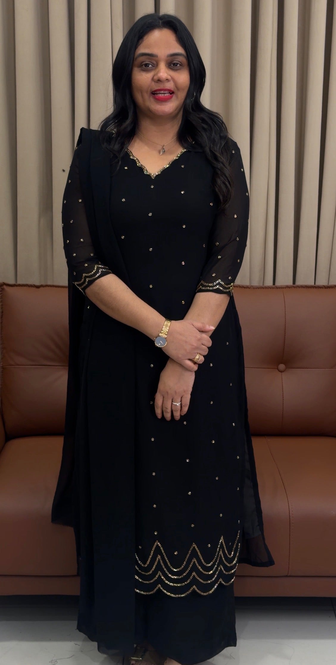 FORWARD FAUX GEORGETTE  UNSTITCHED SALWAR SUITS - IHA 33766