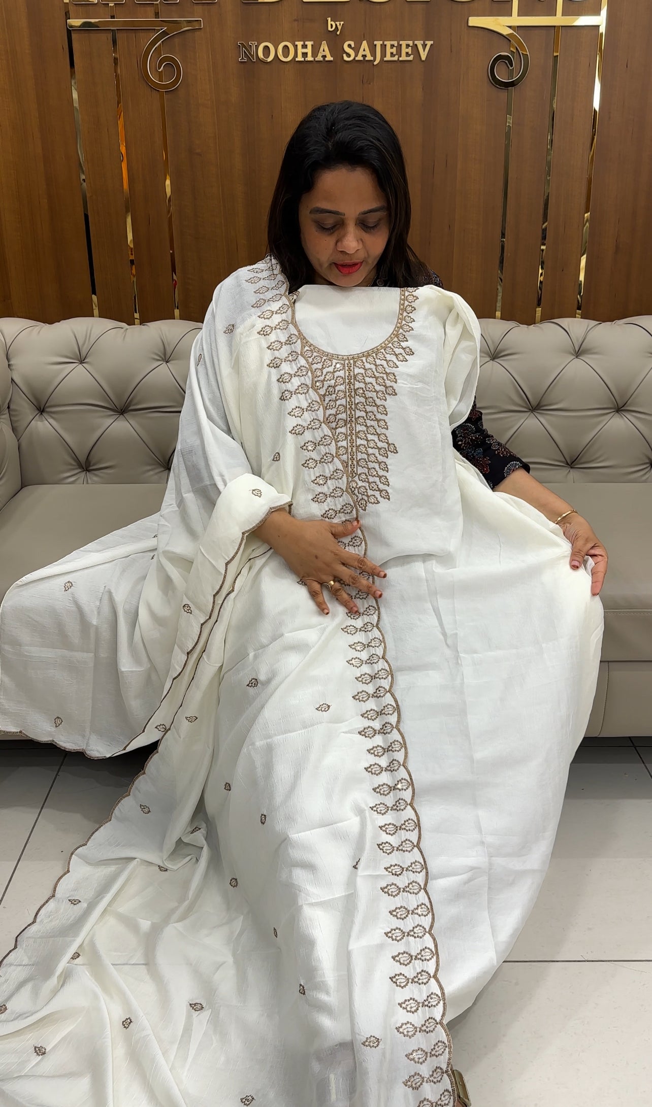 SEMI RAW SILK UNSTITCHED SALWAR SUITS - IHA 25364