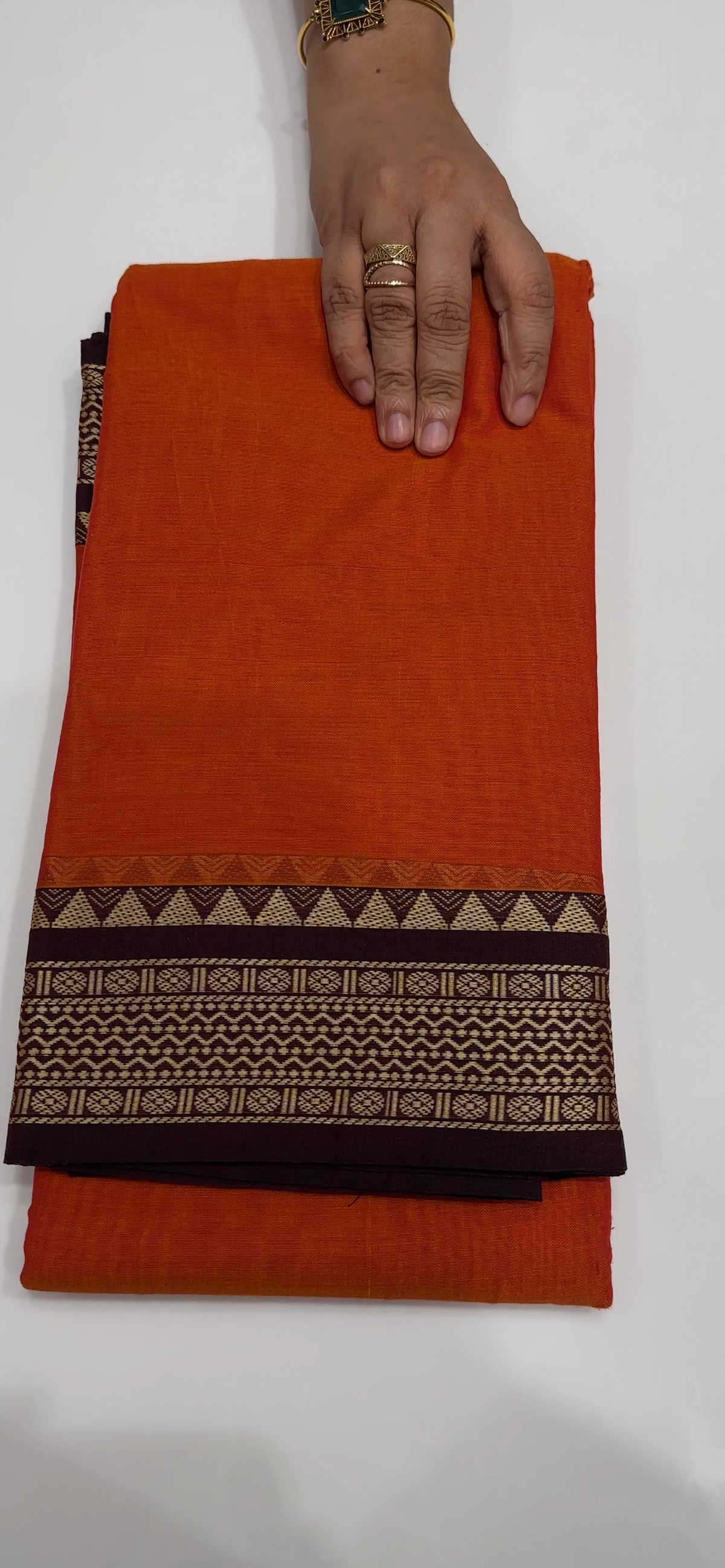 HANDLOOM COTTON SAREES - IHA 35586