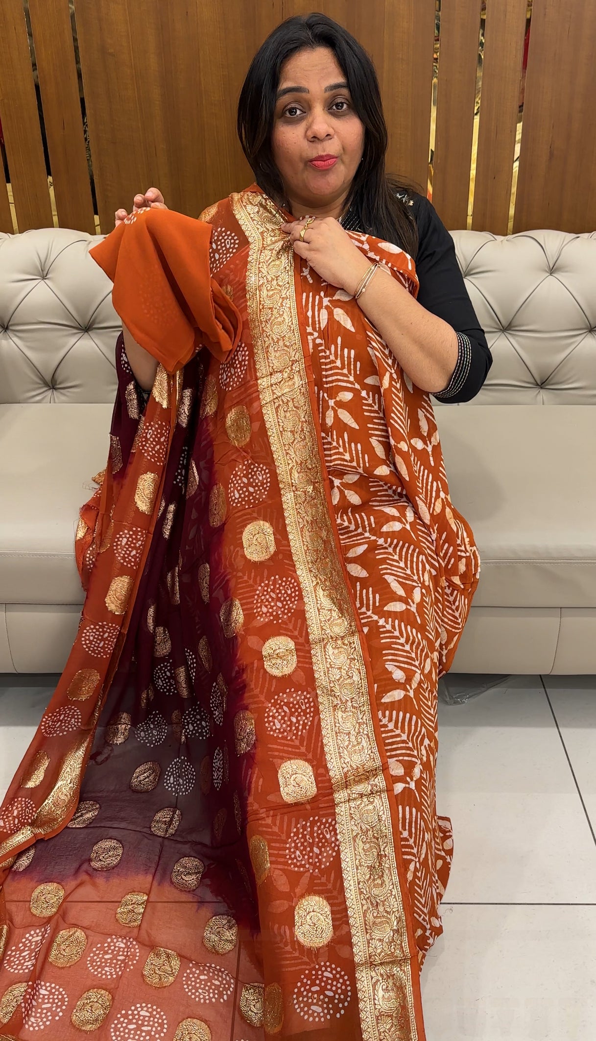 BATIK PRINTED UNSTITCHED SALWAR SUITS - IHA 29035