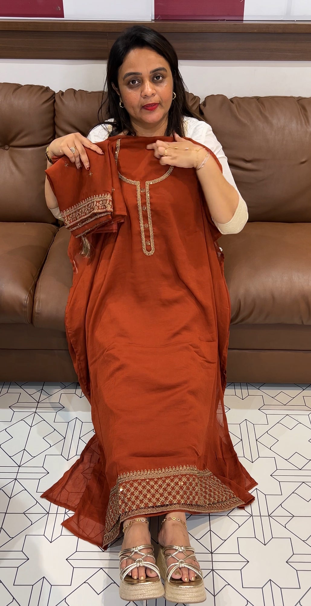SEMI RAW SILK UNSTITCHED SALWAR SUITS  - IHA 25150