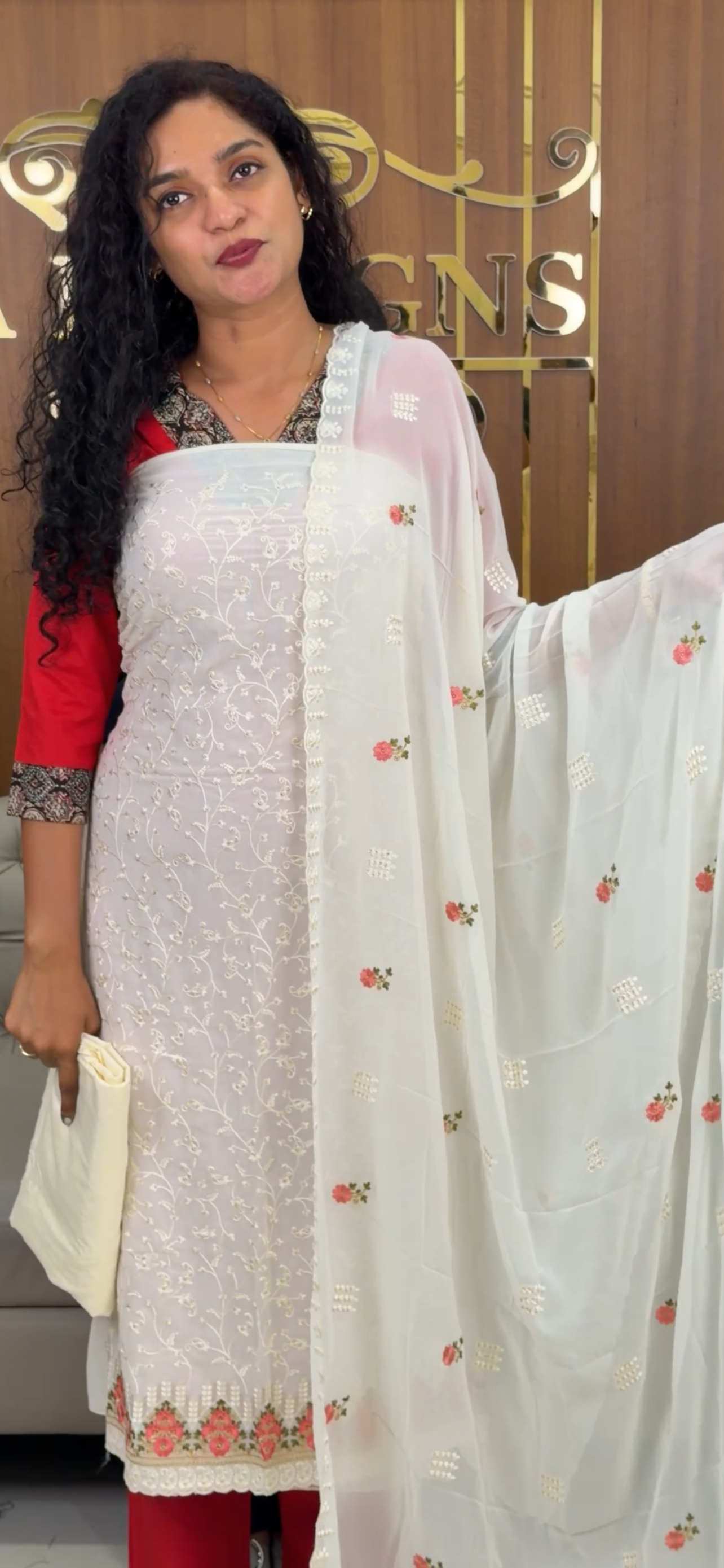 GEORGETTE UNSTITCHED SALWAR SUITS - IHA 32775