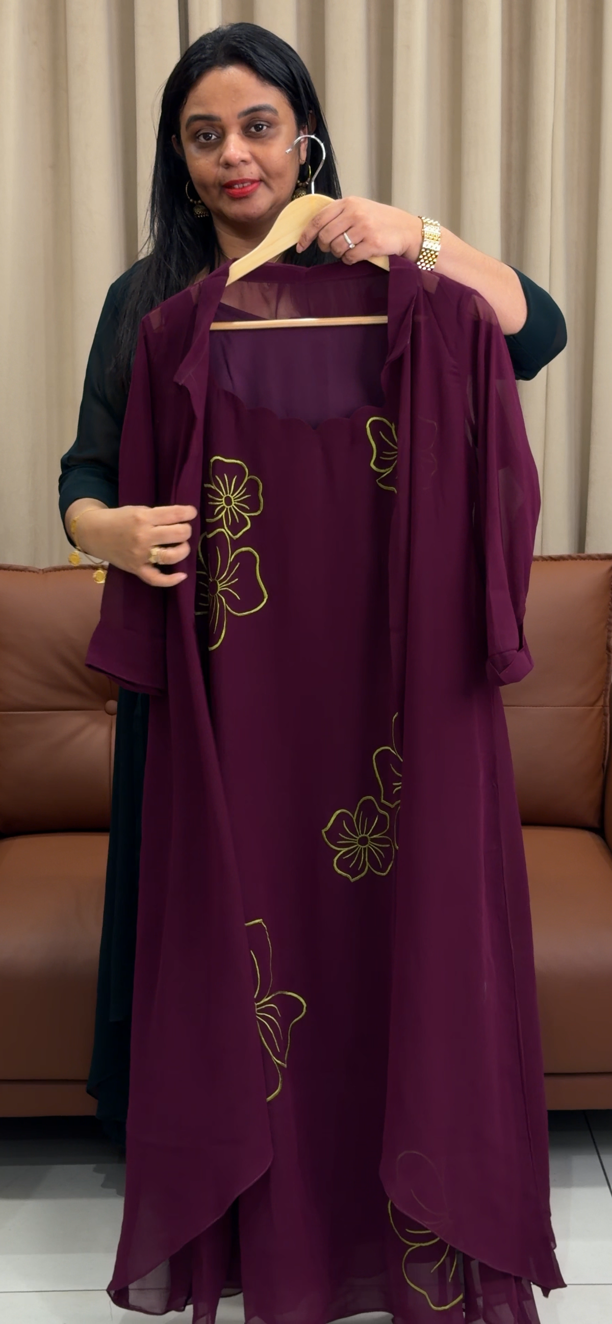 IHA'S IN-HOUSE ALINE TOP AND JACKET - IHA 35752