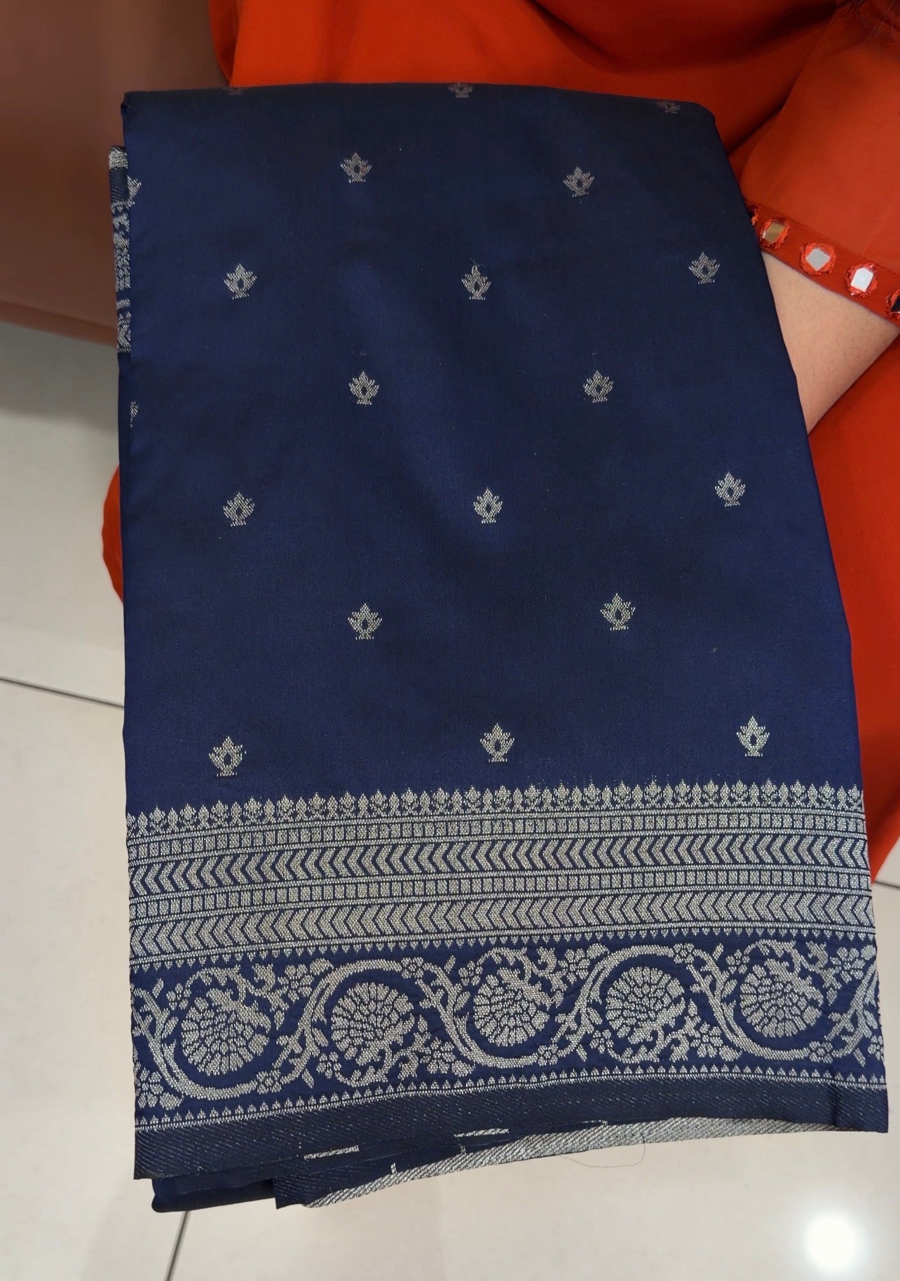 SEMI BANARASI SAREES - IHA 34942