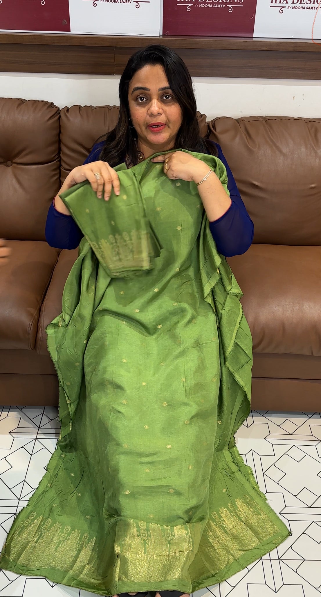 DOLA BANARASI UNSTITCHED SALWAR SUITS - IHA 28014