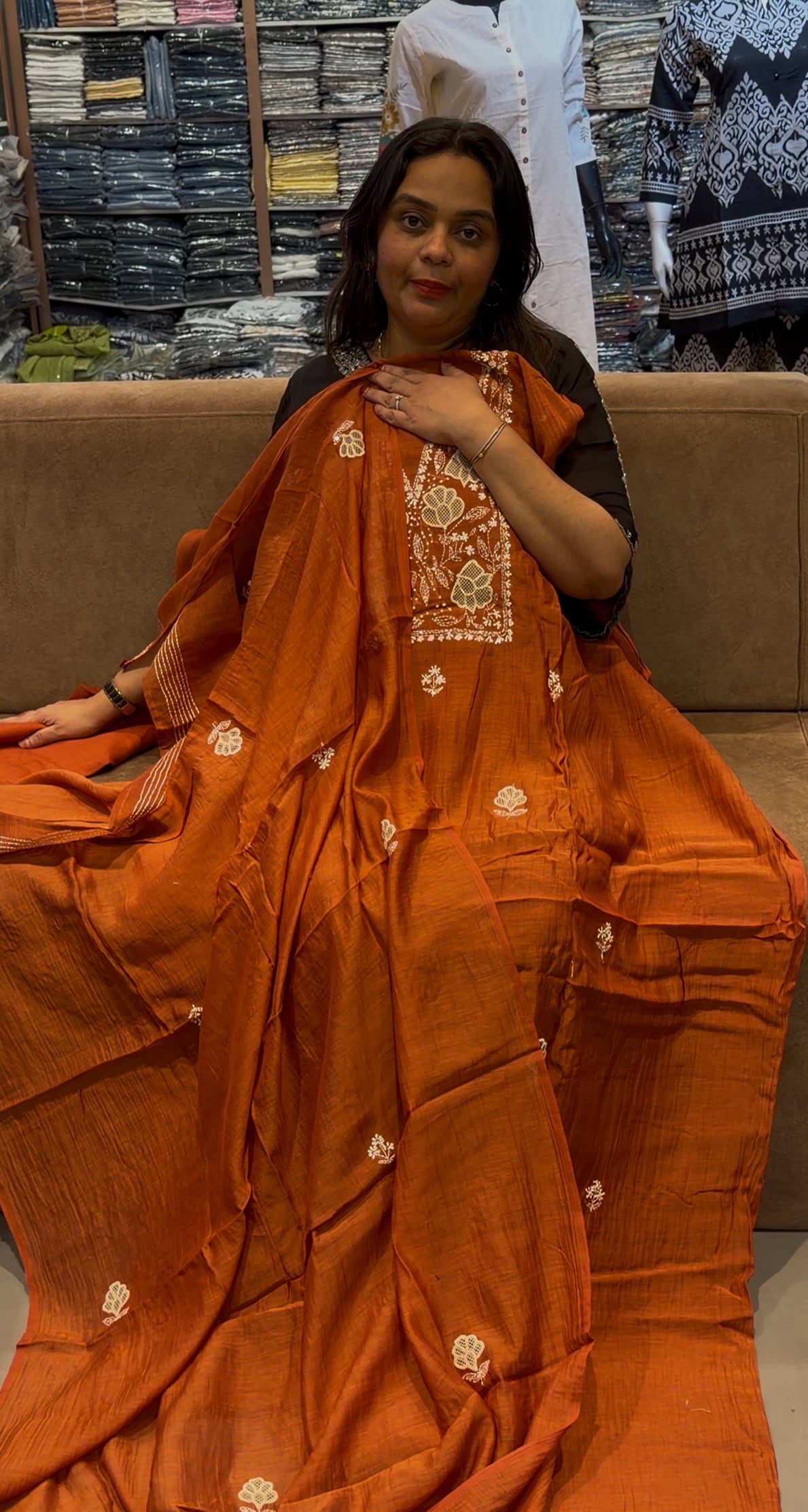 LUCKNOWI UNSTITCHED SALWAR SUITS - IHA 30880