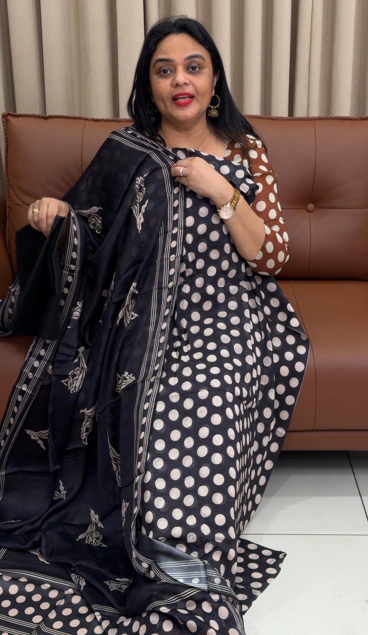 PRINTED GEORGETTE UNSTITCHED SALWAR SUITS - IHA 34195