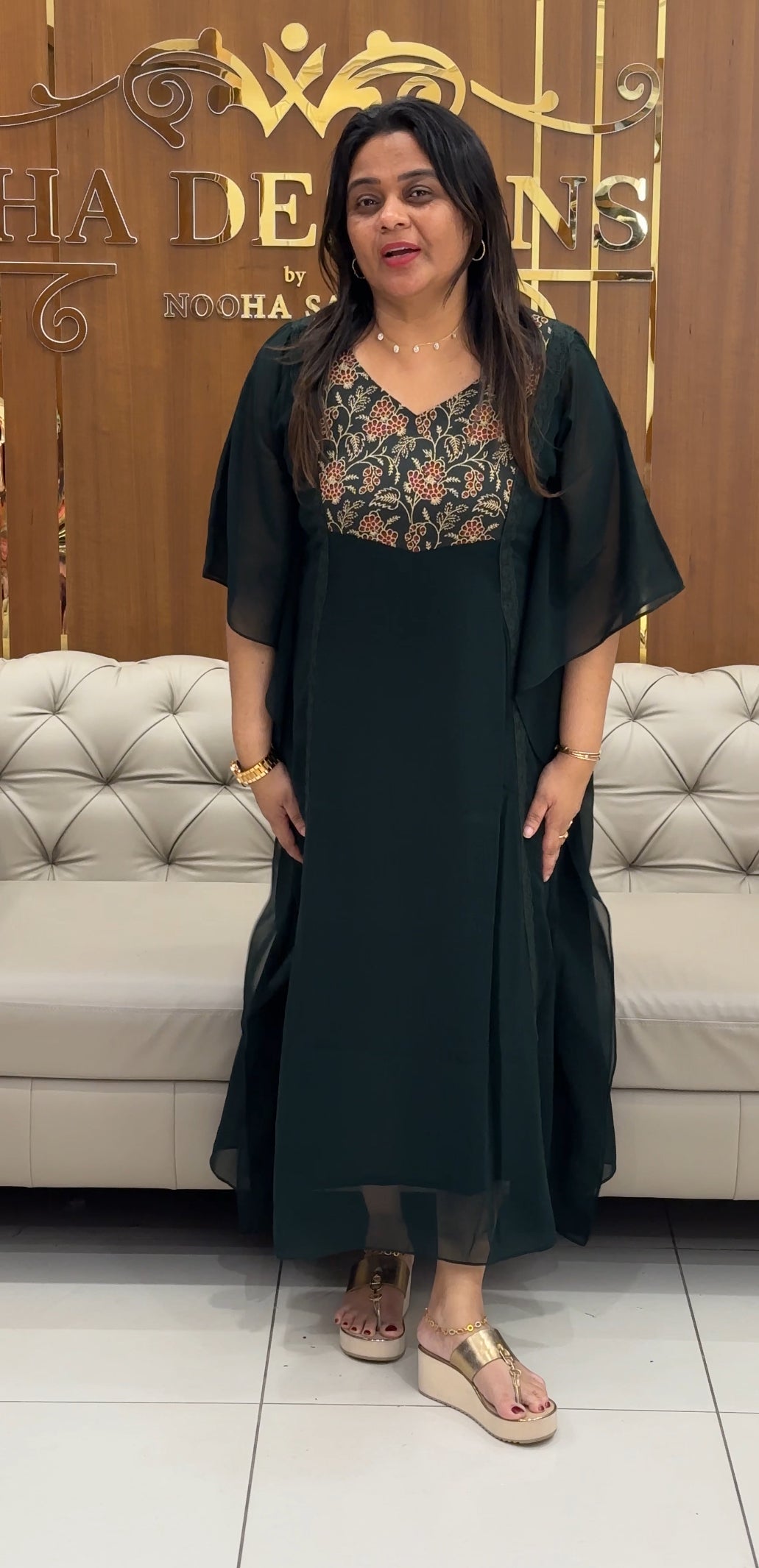 IHA'S IN-HOUSE KAFTAN TOPS - IHA 28625