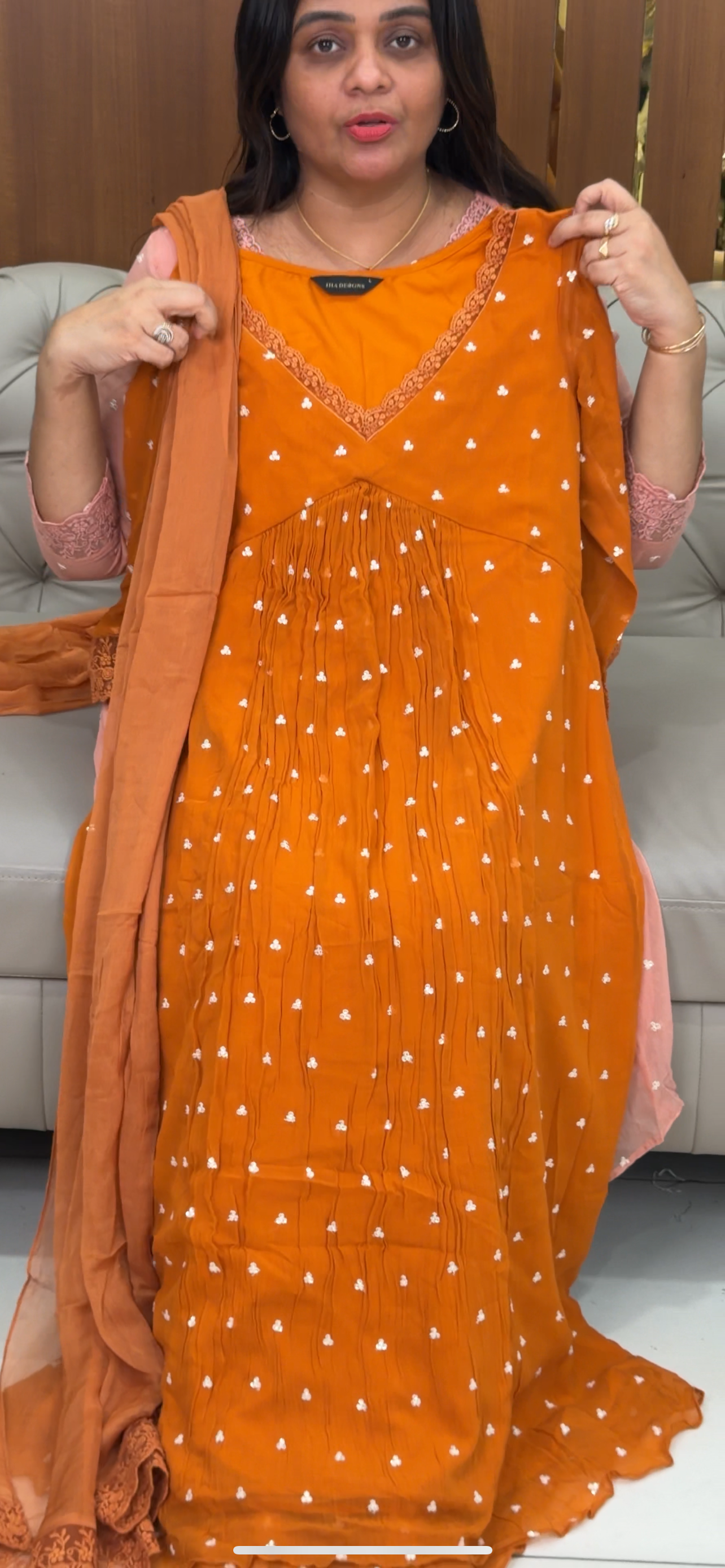 IHA'S IN-HOUSE TOP AND DUPATTA - IHA 29065