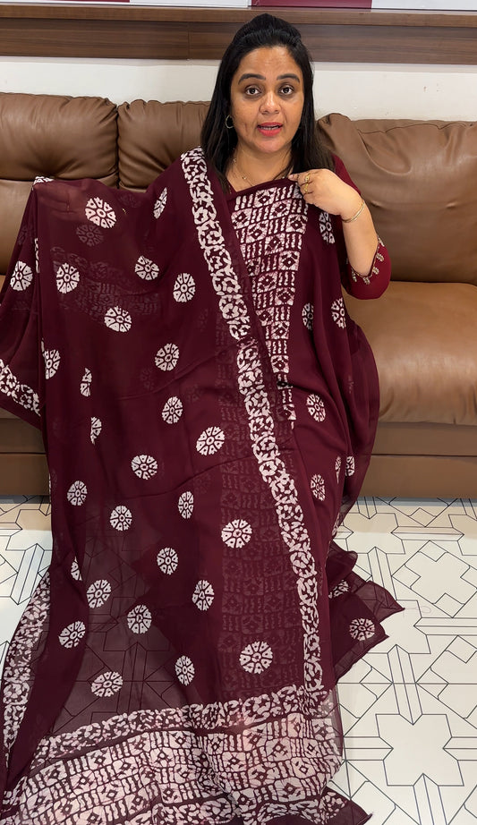 VISCOSE GEORGETTE UNSTITCHED SALWAR SUITS - IHA 28060