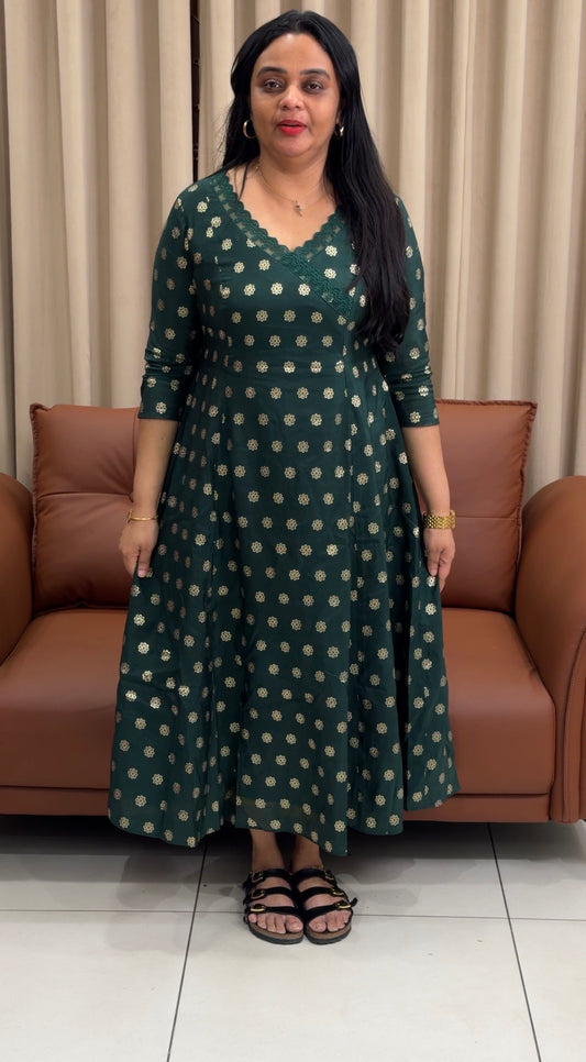 IHA'S IN-HOUSE BANARASI ALINE TOPS - IHA 35345