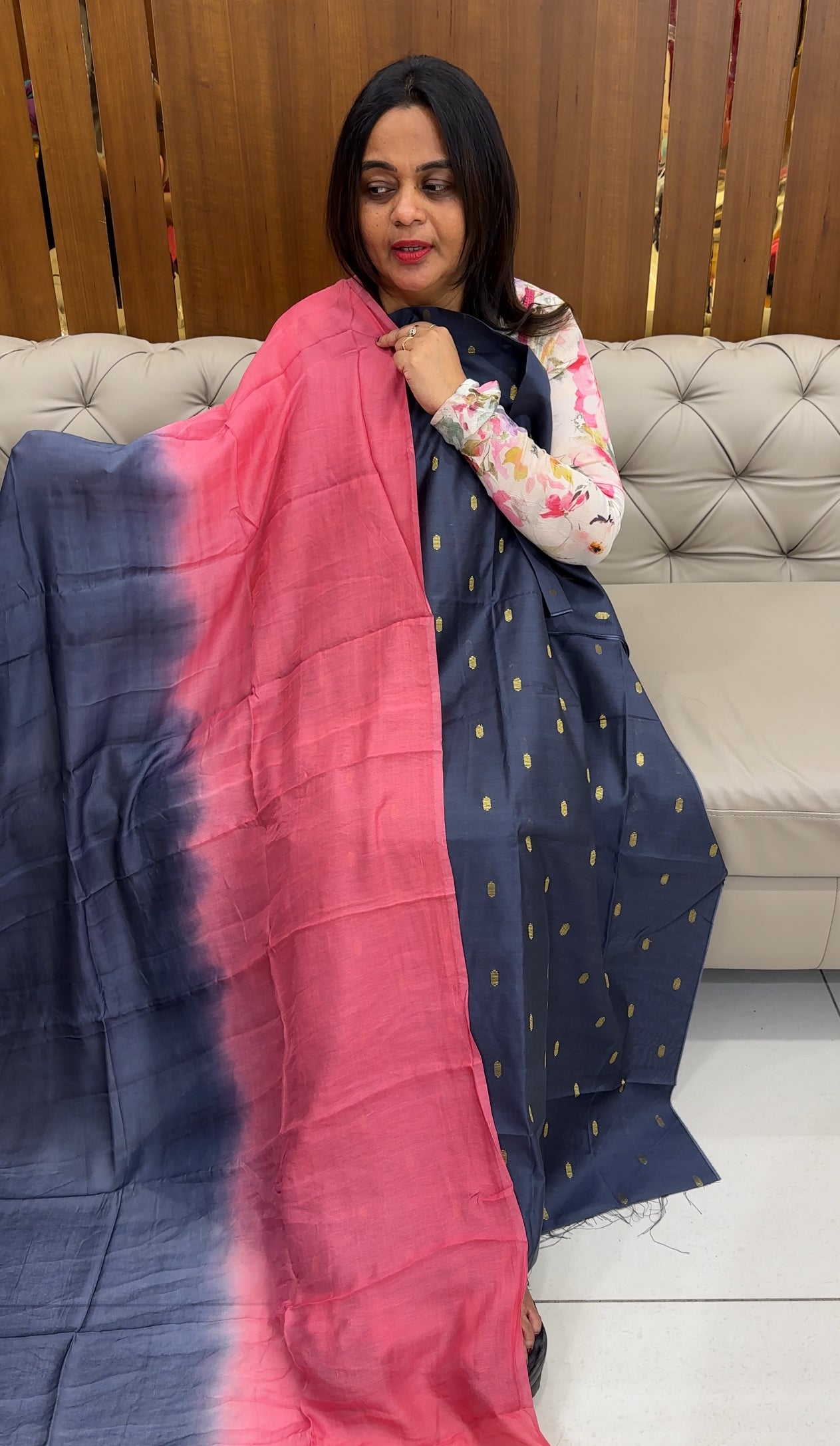 SILK COTTON UNSTITCHED SALWAR SUITS - IHA 26078
