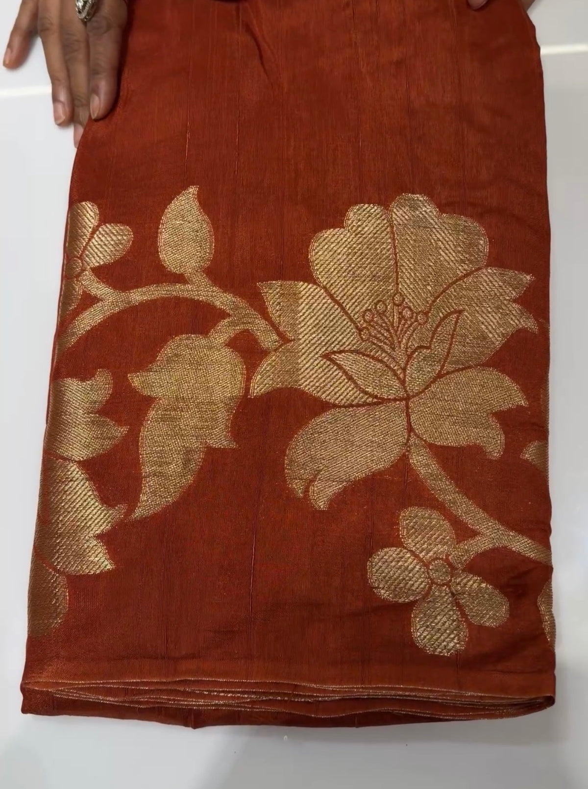 SEMI BANARASI SAREES - IHA 35194