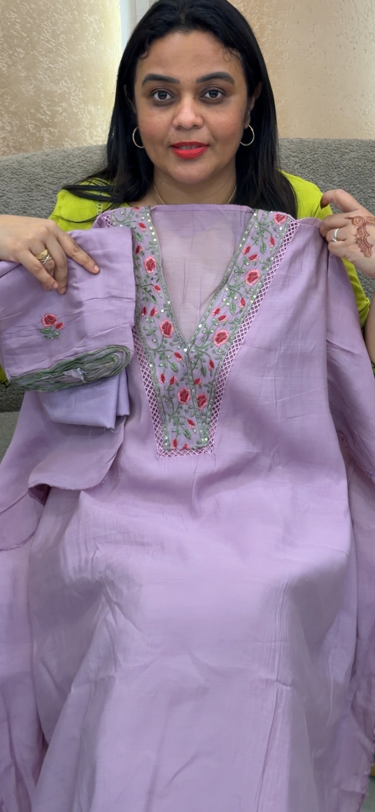 MUL CHANDERI UNSTITCHED SALWAR SUITS - IHA 33007