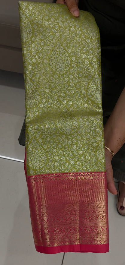 DESIGNER TISSUE KANCHIPURAM SILK SAREES - IHA 27614