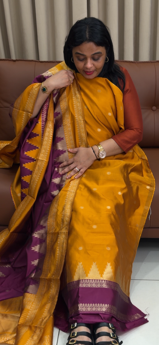 SEMI SOFT SILK UNSTITCHED SALWAR SUITS - IHA 34317