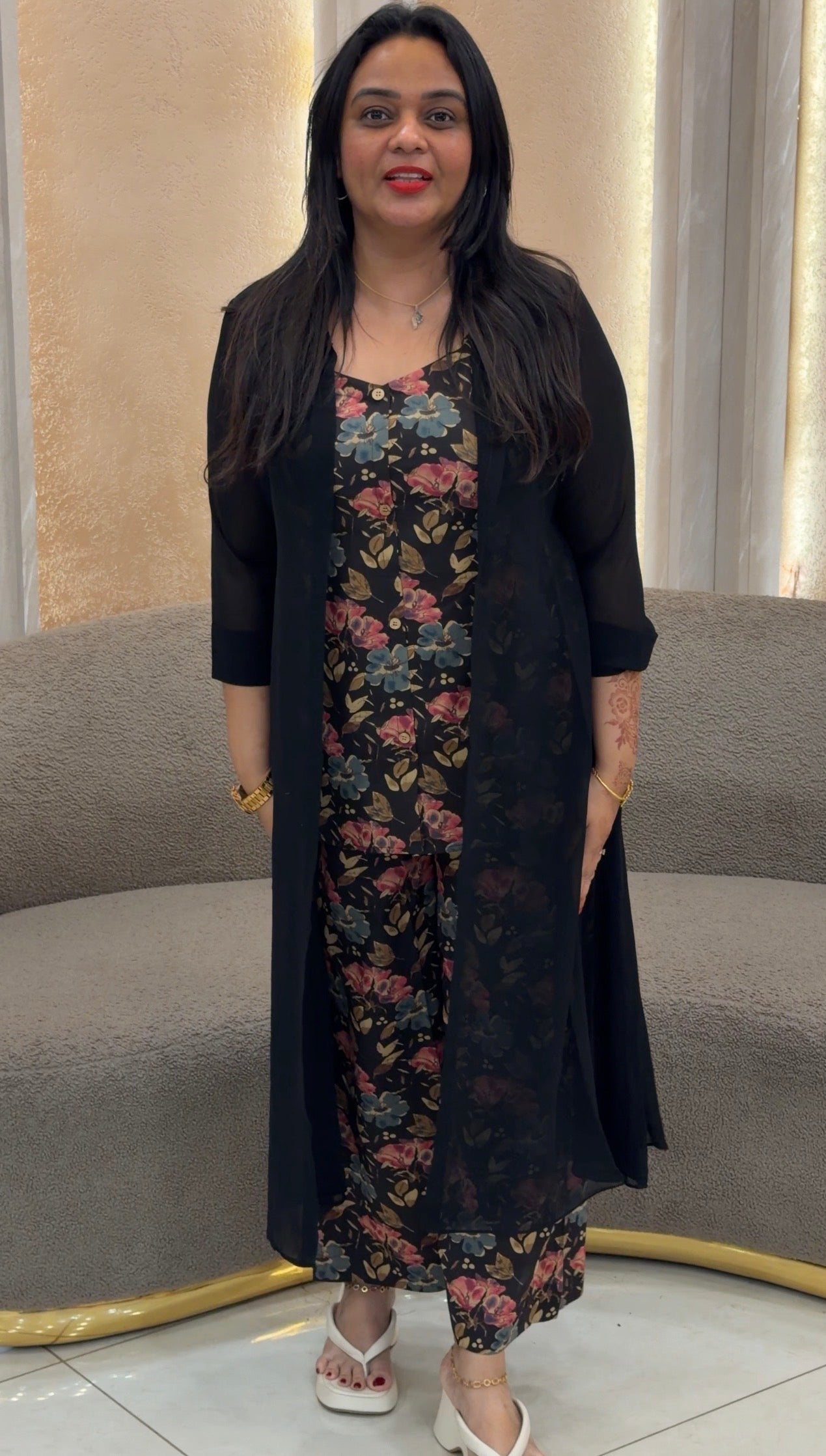 IHA'S IN-HOUSE PRNTED TOP ,BOTTOM AND JACKET - IHA 33131