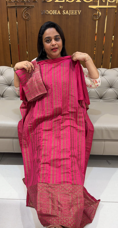 BANARASI UNSTITCHED SALWAR SUITS - IHA 28816