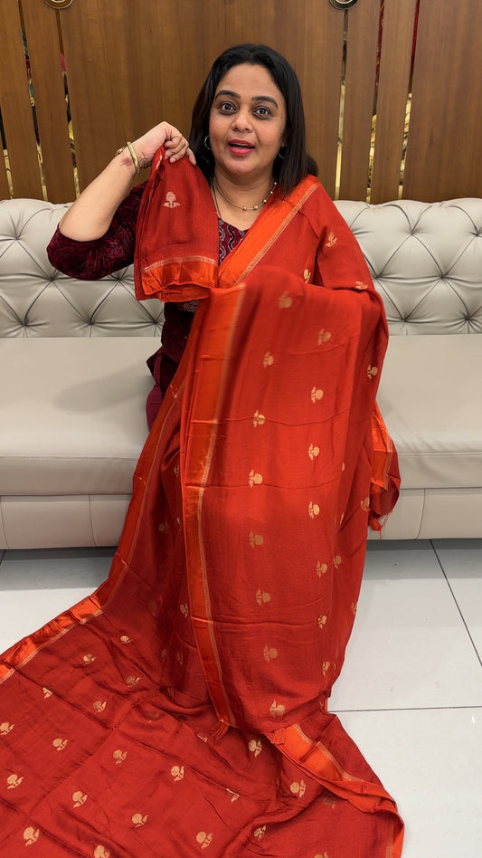FORWARD SEMI BANARASI SAREES - IHA  26994