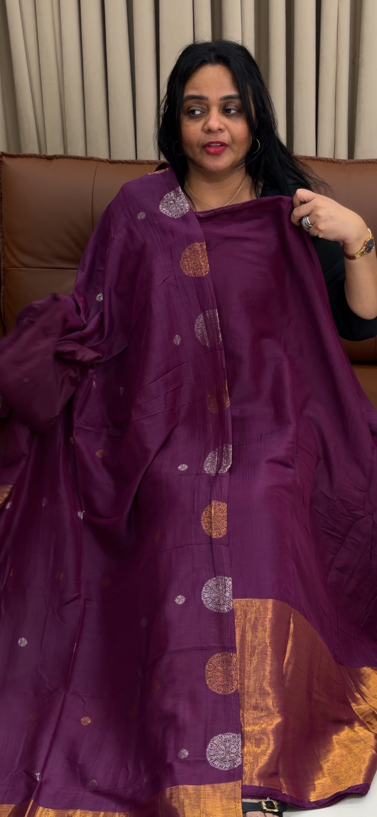 SILK BANARASI UNSTITCHED SALWAR SUITS - IHA 34598