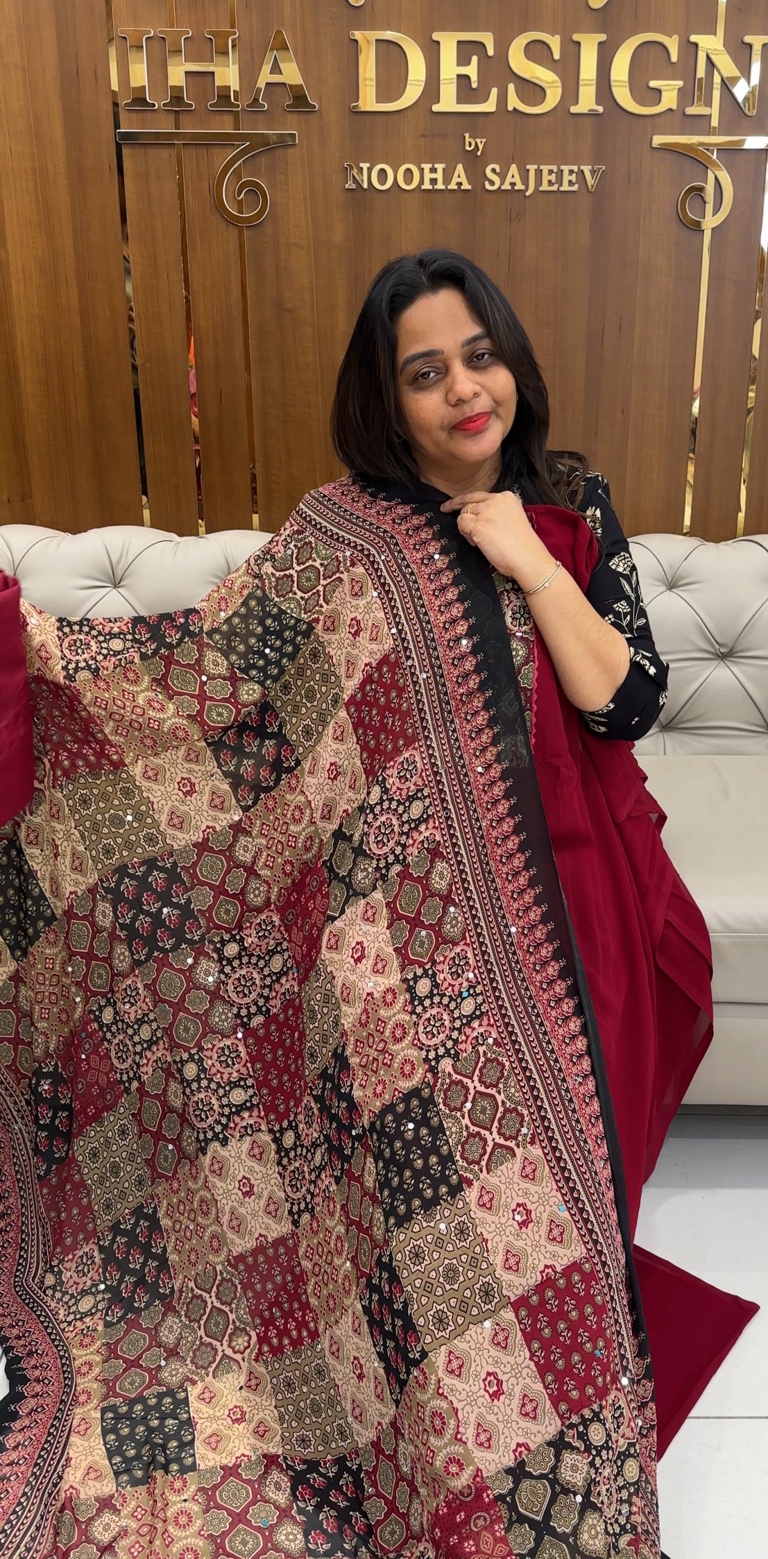 FORWARD FAUX GEORGETTE UNSTITCHED SALWAR SUITS - IHA 25226