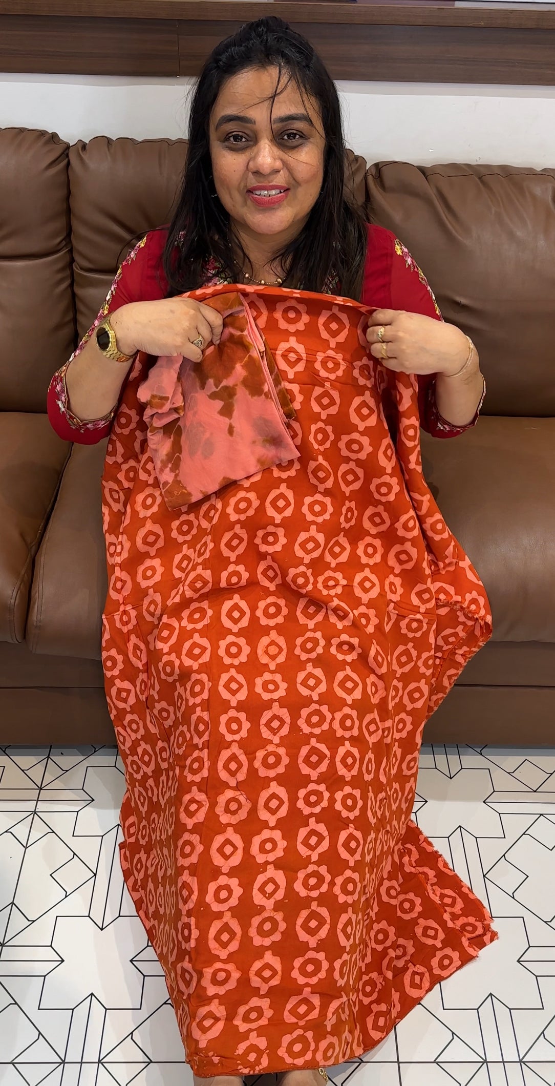 PRINTED RAYON UNSTITCHED SALWAR SUITS - IHA 27765