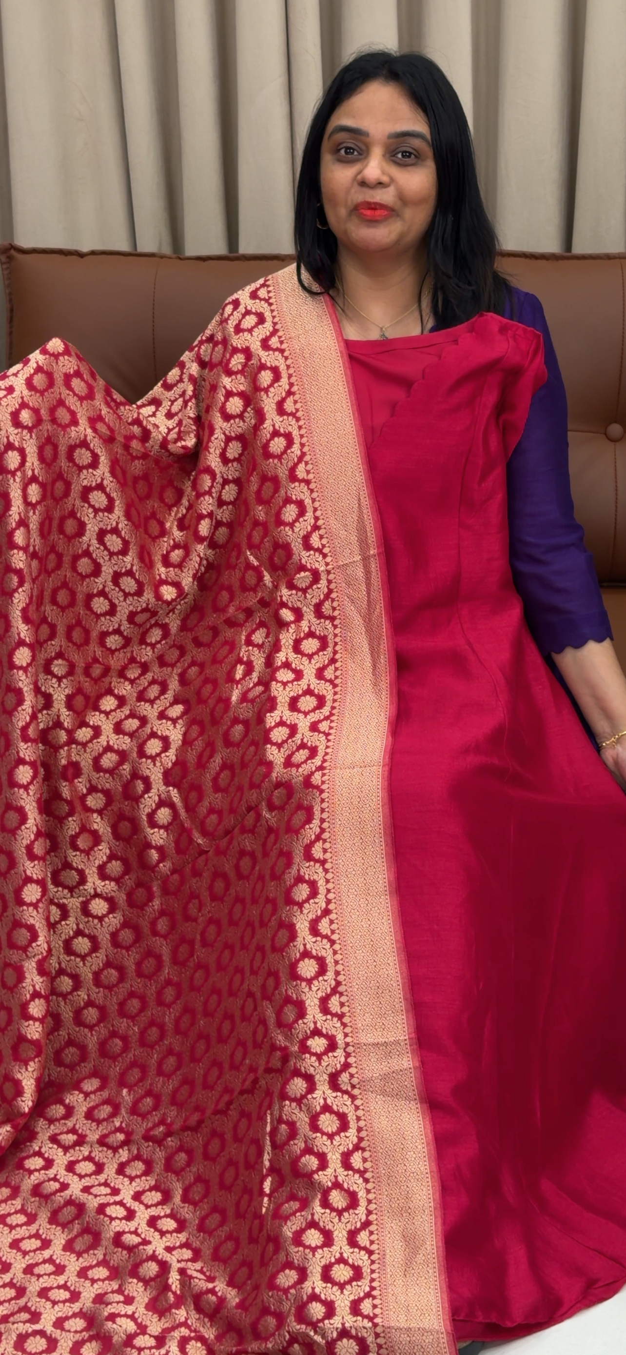 IHA'S IN-HOUSE TOP AND DUPATTA - IHA 33432