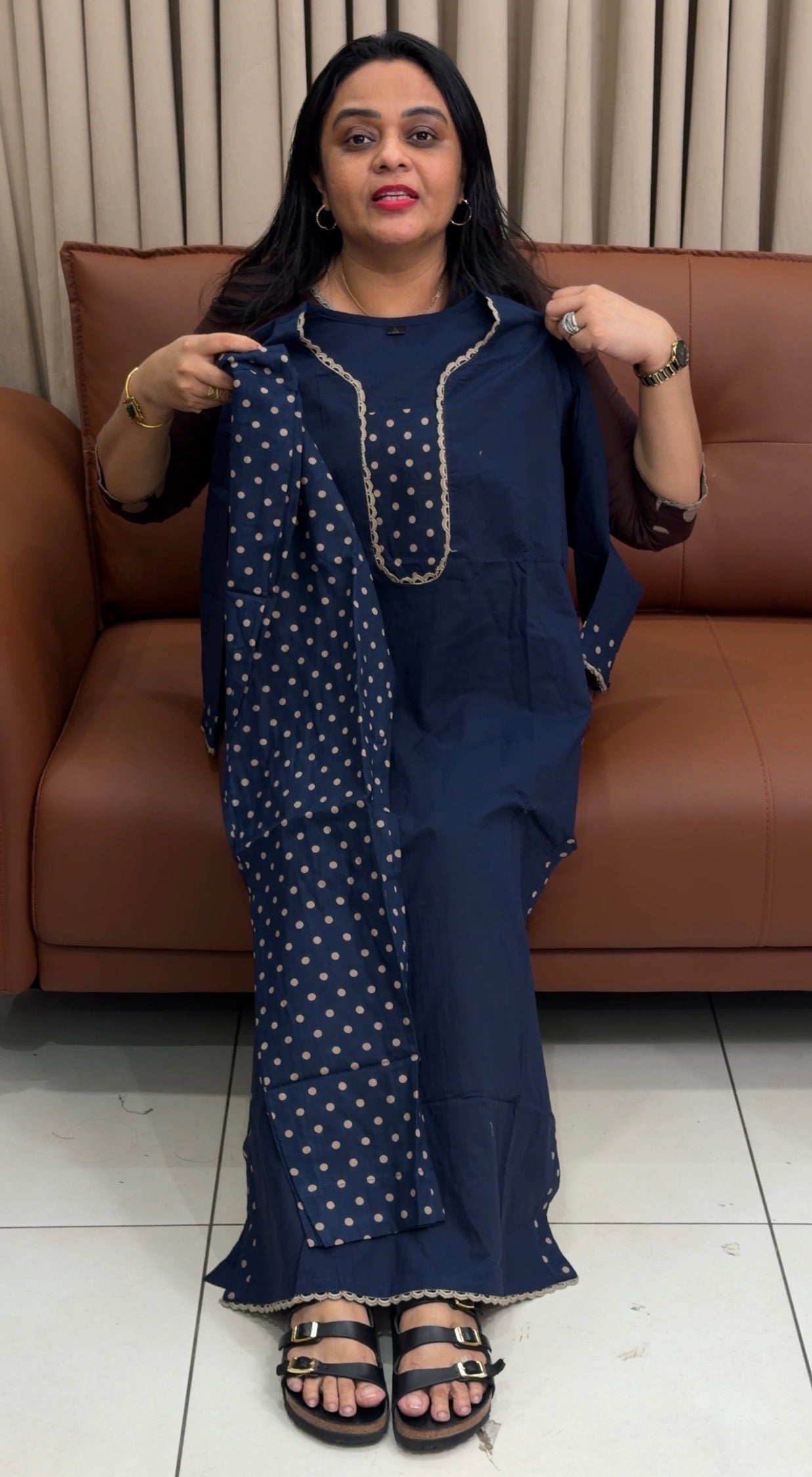 COTTON CO-ORDS SETS - IHA 34879