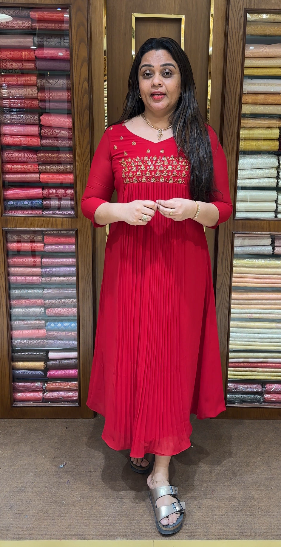 IHA'S IN-HOUSE HAND WORKED ALINE TOPS - IHA 28825