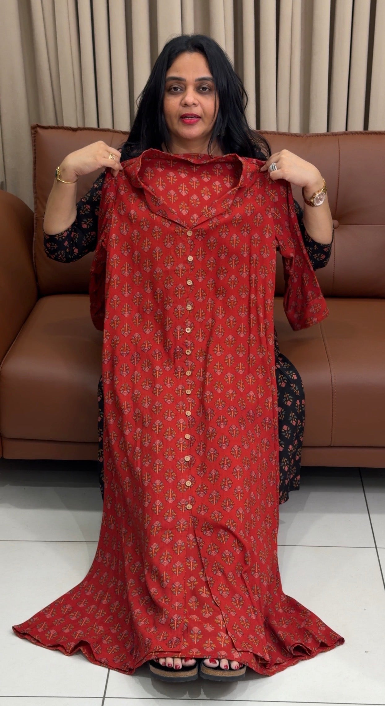 IHA'S IN-HOUSE PRINTED TOPS - IHA 34551