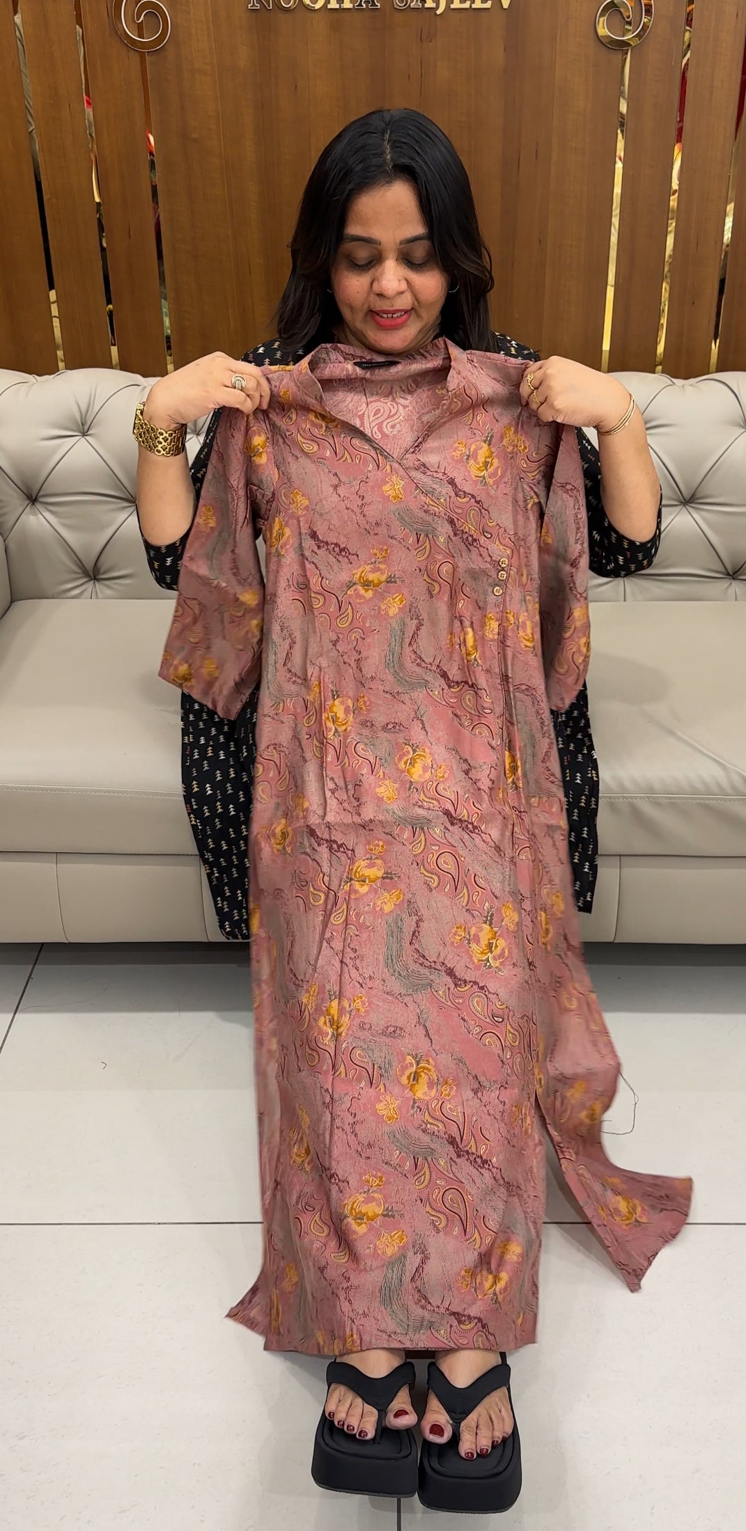 IHA'S IN-HOUSE MODAL CHANDERI TOPS - IHA 28160