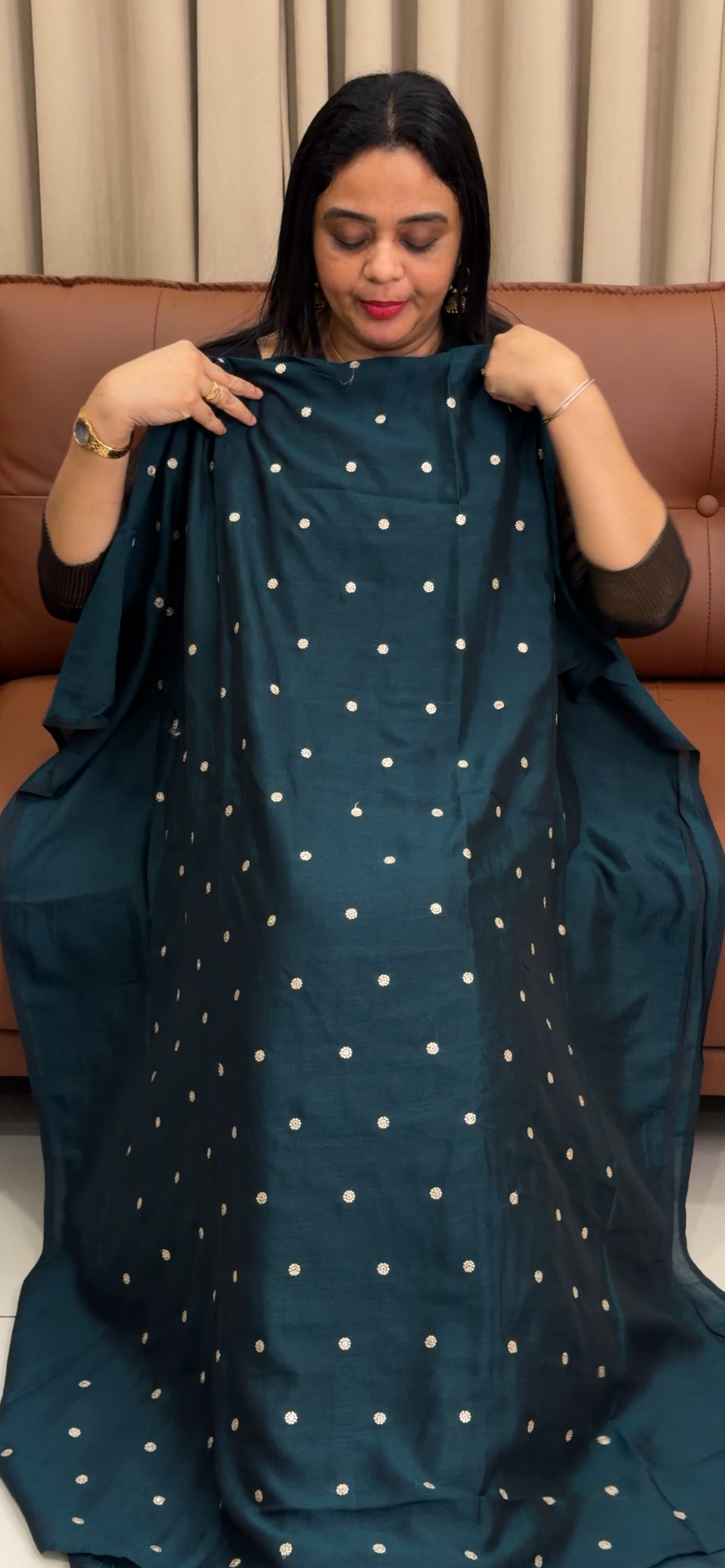 UNSTITCHED SALWRA SUITS - IHA 34021
