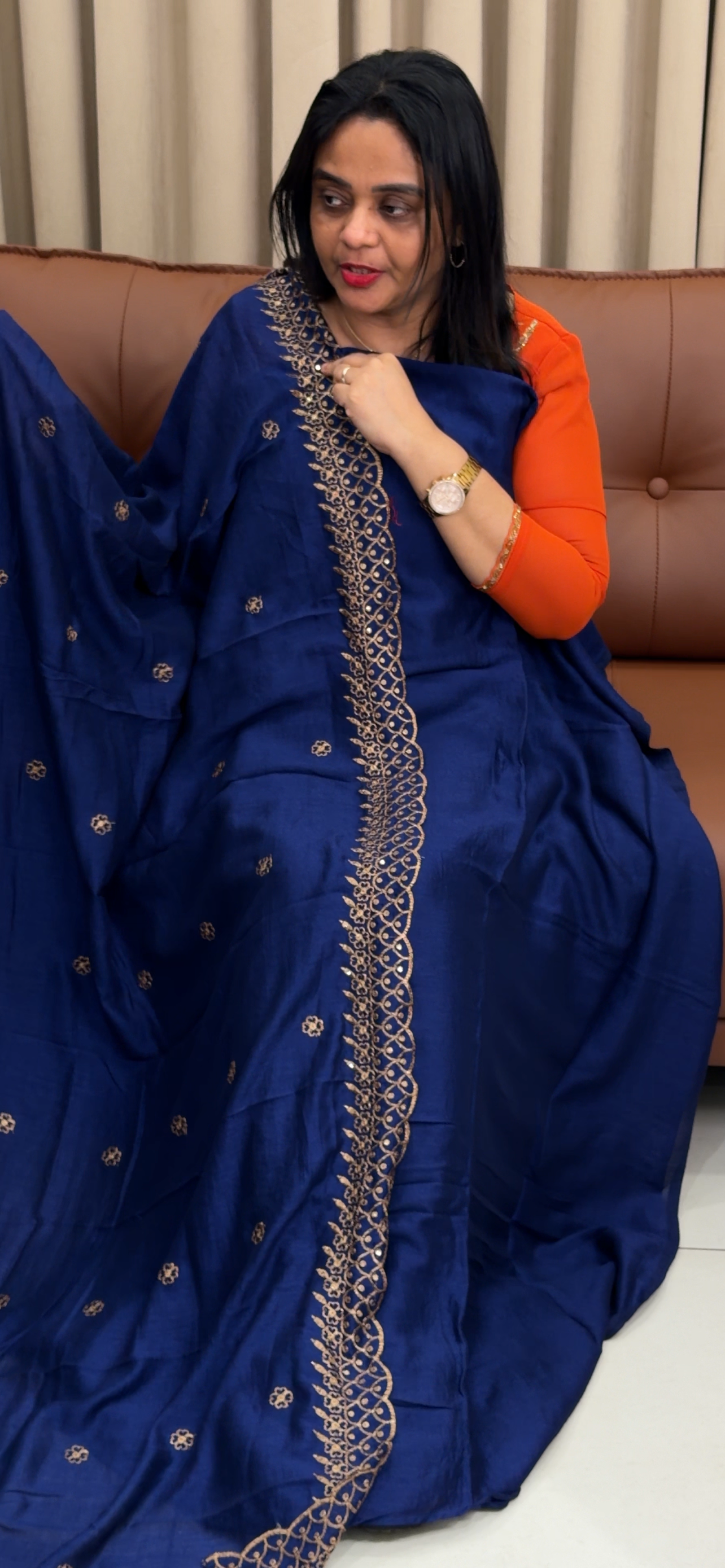 SEMI RAW SILK UNSTITCHED SALWAR SUITS - IHA 34271