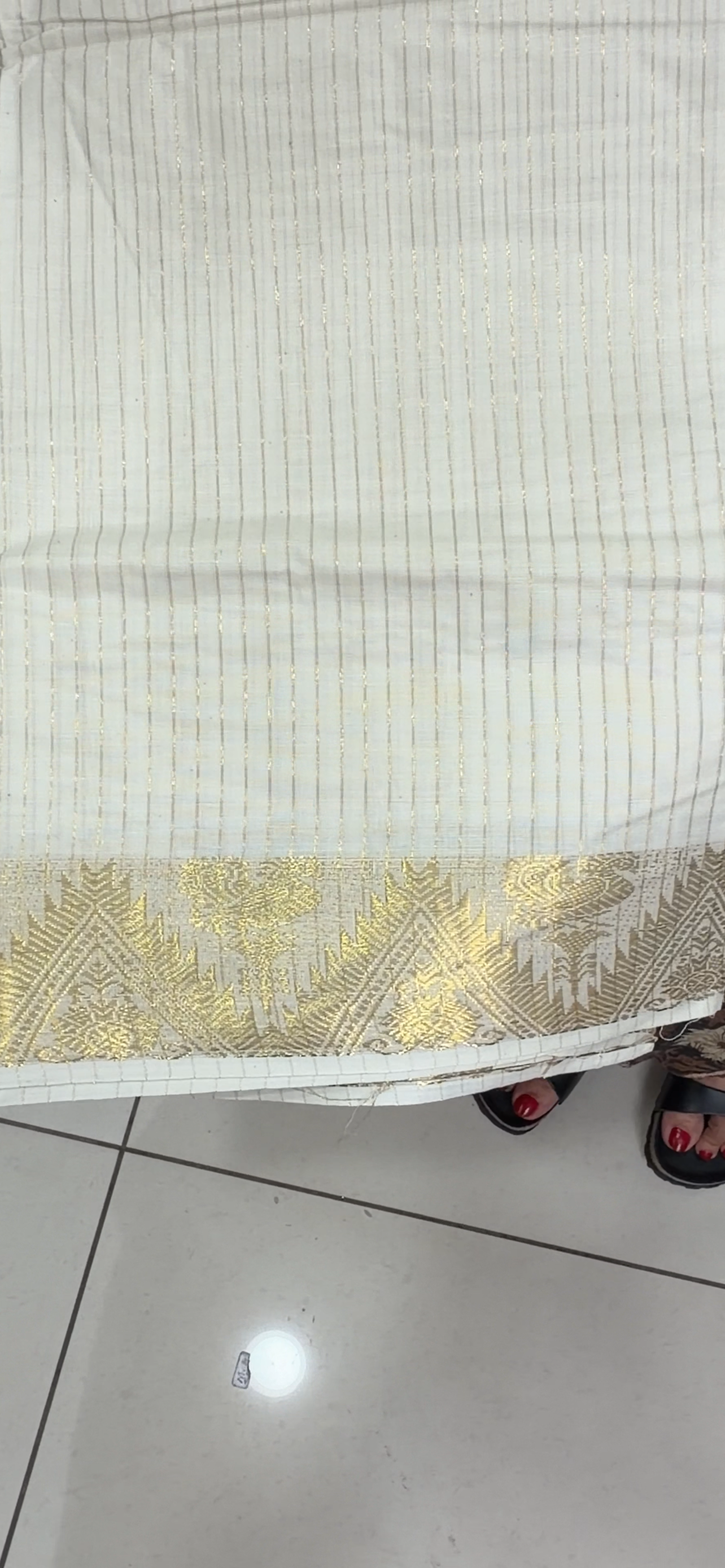 MUL CHANDERI SAREES - IHA 34096